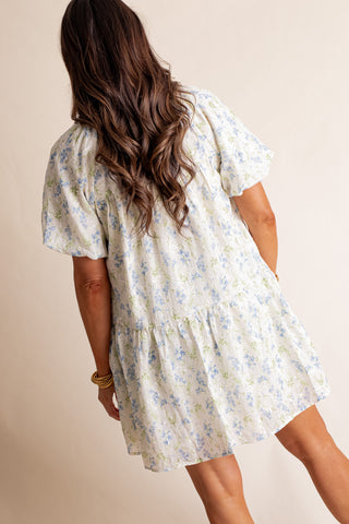 Here We Go Button Down Mini Dress