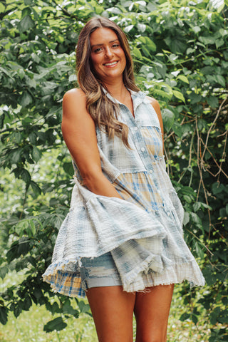 Chambray Coast Collared Tunic