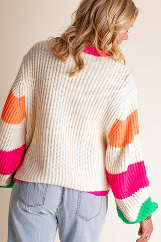 This is Love Color Block Sweater