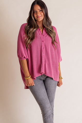 Seasons Change Button Down Top