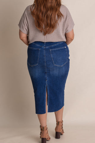 Charlotte High Waist Skirt - CURVY *Final Sale*