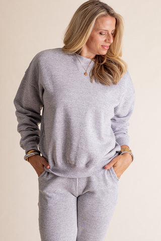 Basic Language Fleece Sweatshirt