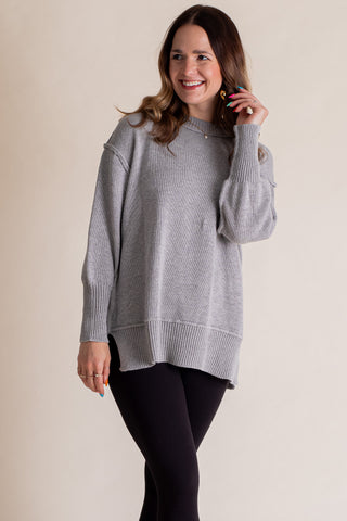 Quiet Whispers Round Neck Sweater *Final Sale*