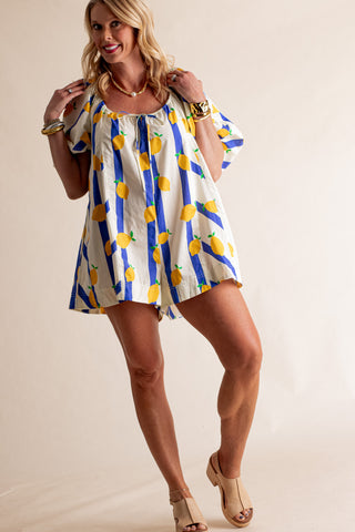 When Life Gives You Lemons Romper