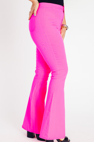 Dream On Me High Rise Flares
