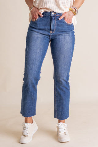 Rose High Rise Relaxed Skinnies