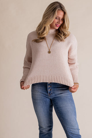 Make You Mine Mock Neck Sweater