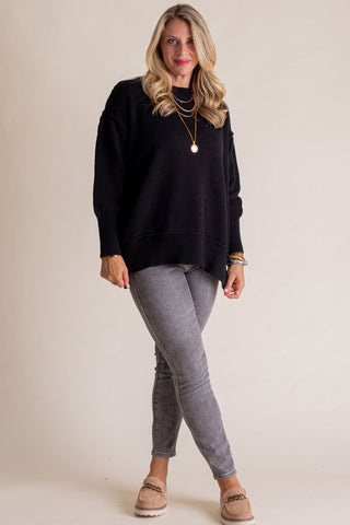 Quiet Whispers Round Neck Sweater