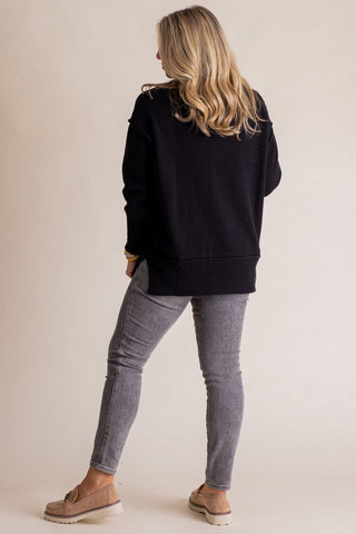 Quiet Whispers Round Neck Sweater *Final Sale*