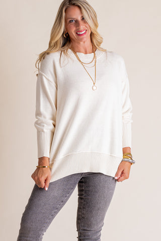 Quiet Whispers Round Neck Sweater *Final Sale*