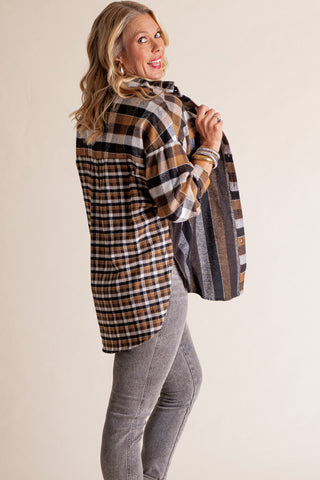 Fall Into Place Plaid Flannel