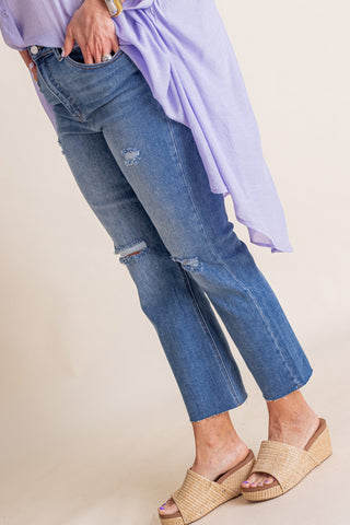 Joanie High Rise Slim Straight Jeans *Final Sale*