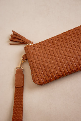 Emma Woven Clutch Wristlet