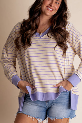 Love Me Tender V Neck Top