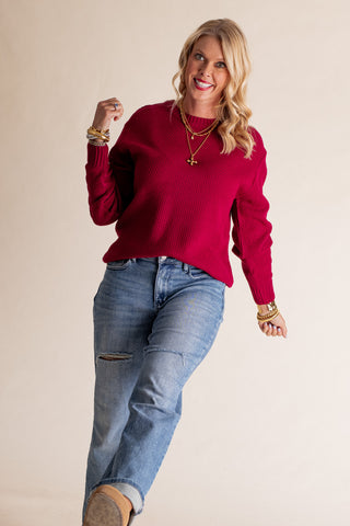 Parting Ways Round Neck Sweater