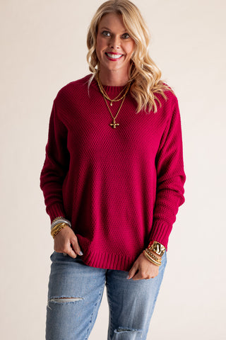 Parting Ways Round Neck Sweater