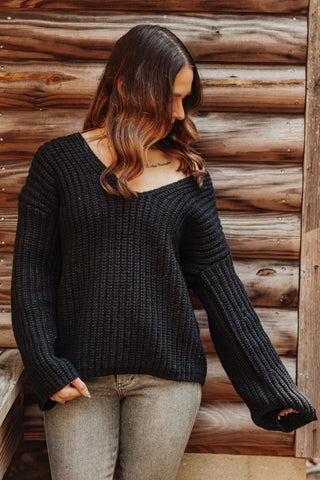 Hold Onto Love V Neck Sweater *Final Sale*