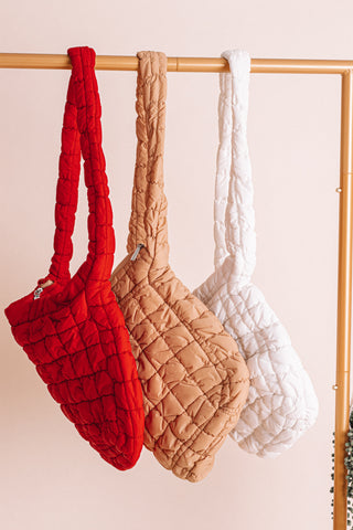 Different Views Quilted Shoulder Bag