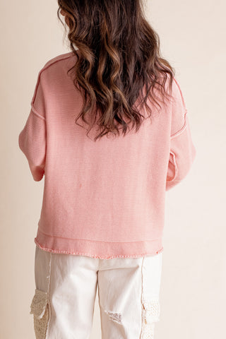 Look Forward Mineral Wash Sweater