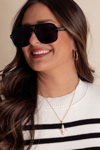 Natalie Oversized Aviator Sunglasses