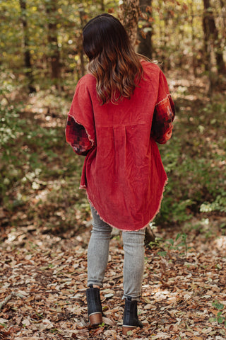 Forever Chill Oversized Corduroy Shacket