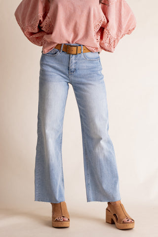 Raya High Rise Wide Leg Jeans