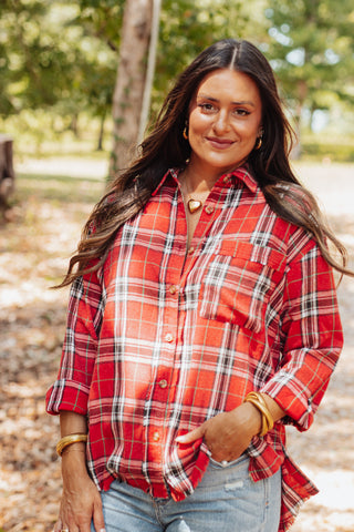 Touch The Sky Button Down Flannel