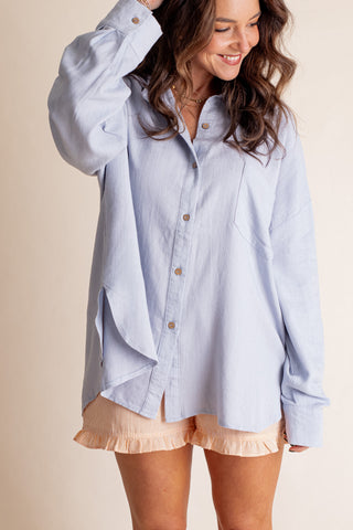 Coming Home Button Down Top