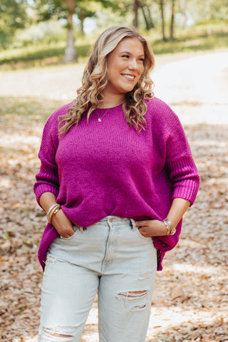 Doll It Up Dolman Sleeve Sweater