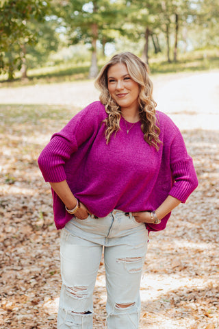 Doll It Up Dolman Sleeve Sweater