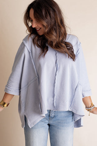 Tour The City V Neck Top