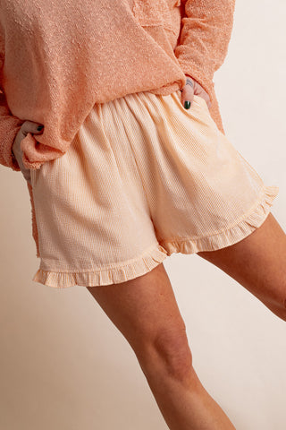 Do Your Thing Ruffle Hem Shorts