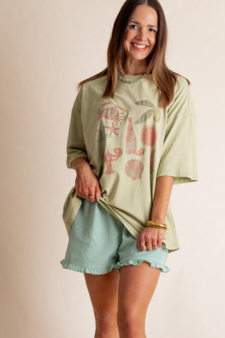 Beachy Keen Mineral Wash Tee