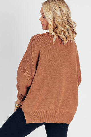 Slow Mornings Oversized Sweater