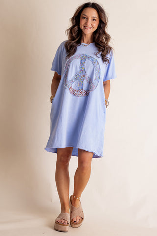 Peace And Love Tunic Dress