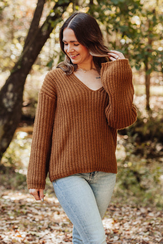 Hold Onto Love V Neck Sweater *Final Sale*