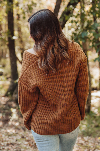 Hold Onto Love V Neck Sweater *Final Sale*