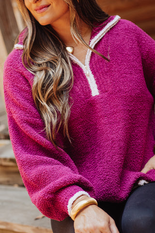 Carry You Home Quarter Zip Sweater