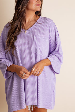 Only Go Forwards Oversized V Neck Tunic