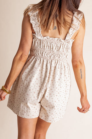 Can't Hurry Love Denim Romper