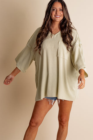 Only Go Forwards Oversized V Neck Tunic