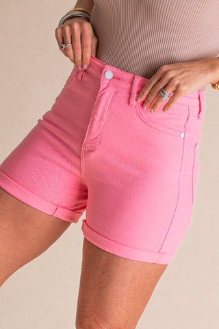 Grace High Waist Tummy Control Judy Blue Shorts *Final Sale*