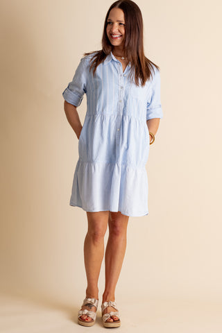 Weekend Visit Button Down Dress