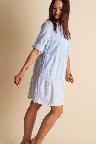 Weekend Visit Button Down Dress