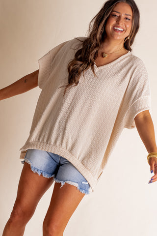 Happy Endings V Neck Top