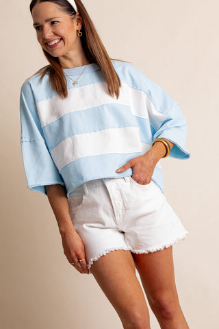 Cutting Edge Color Block Top