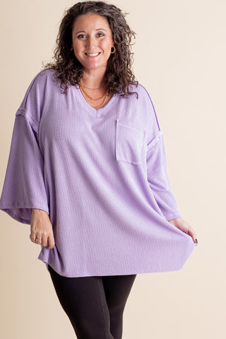 Only Go Forwards Oversized V Neck Tunic