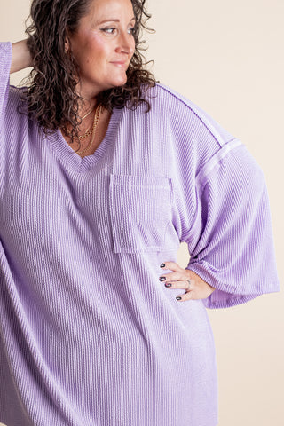 Only Go Forwards Oversized V Neck Tunic