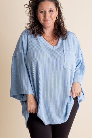 Only Go Forwards Oversized V Neck Tunic