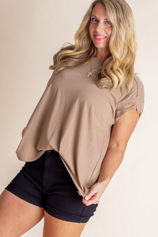 Humble and Kind Oversized Top *Final Sale*